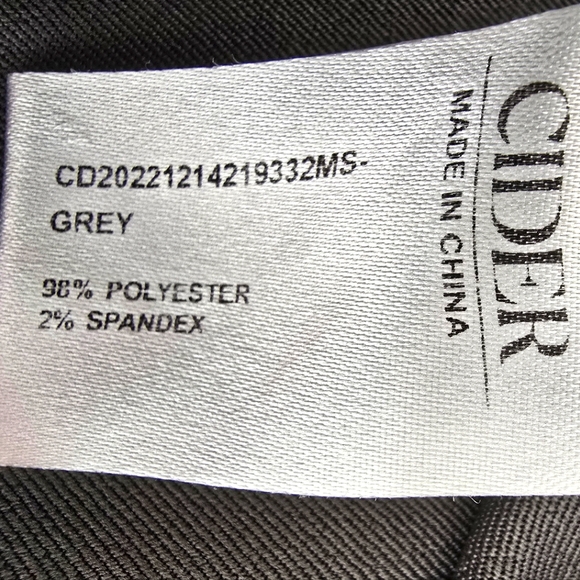 New. Cider Gray Skater Mini Skirt Pleated Casual - Picture 4 of 6